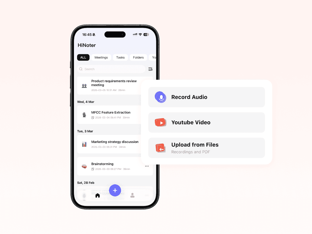 Step 1: Upload meeting recording
