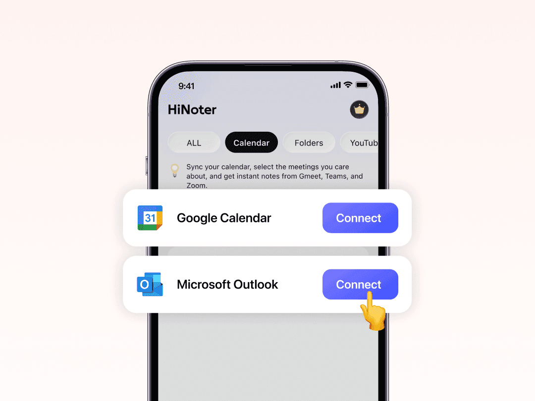 Step 1: Invite HiNoter to your meeting