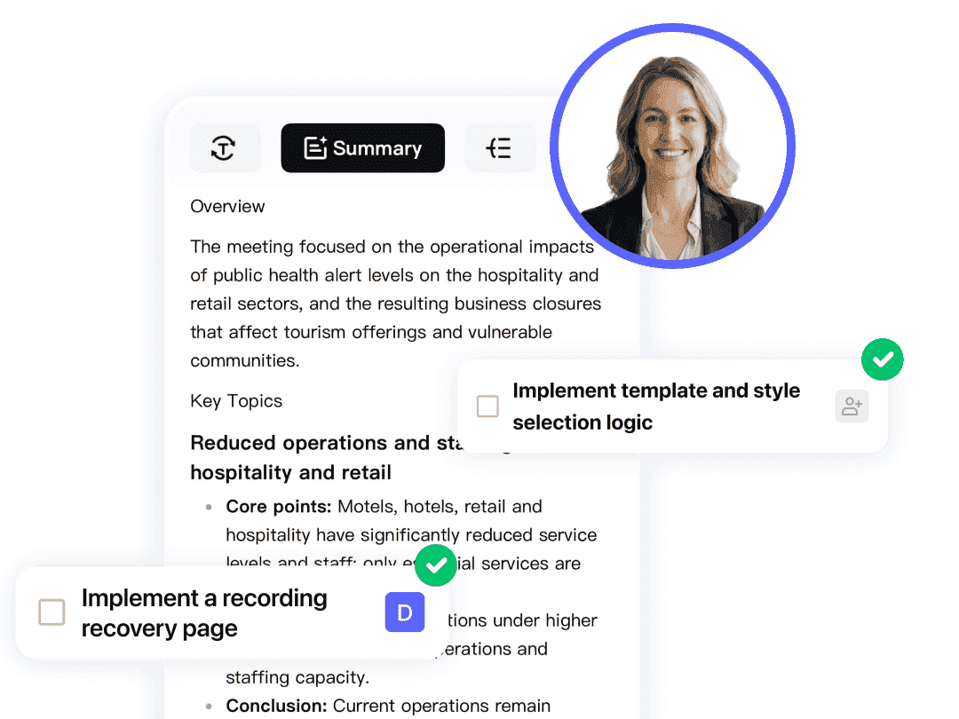 Meeting Summary - AI-powered meeting summaries