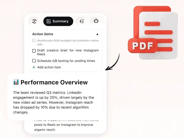 Extract text from PDF files