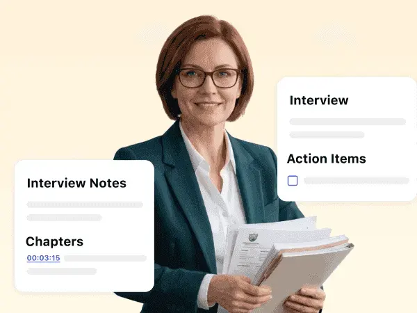 HiNoter for interviews and recruiters