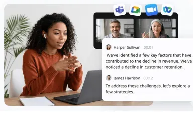 Meeting speech to text workflow