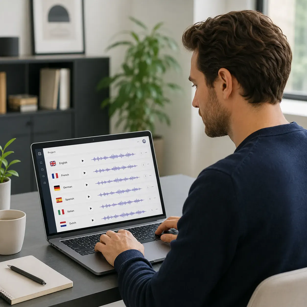 Create localized audio