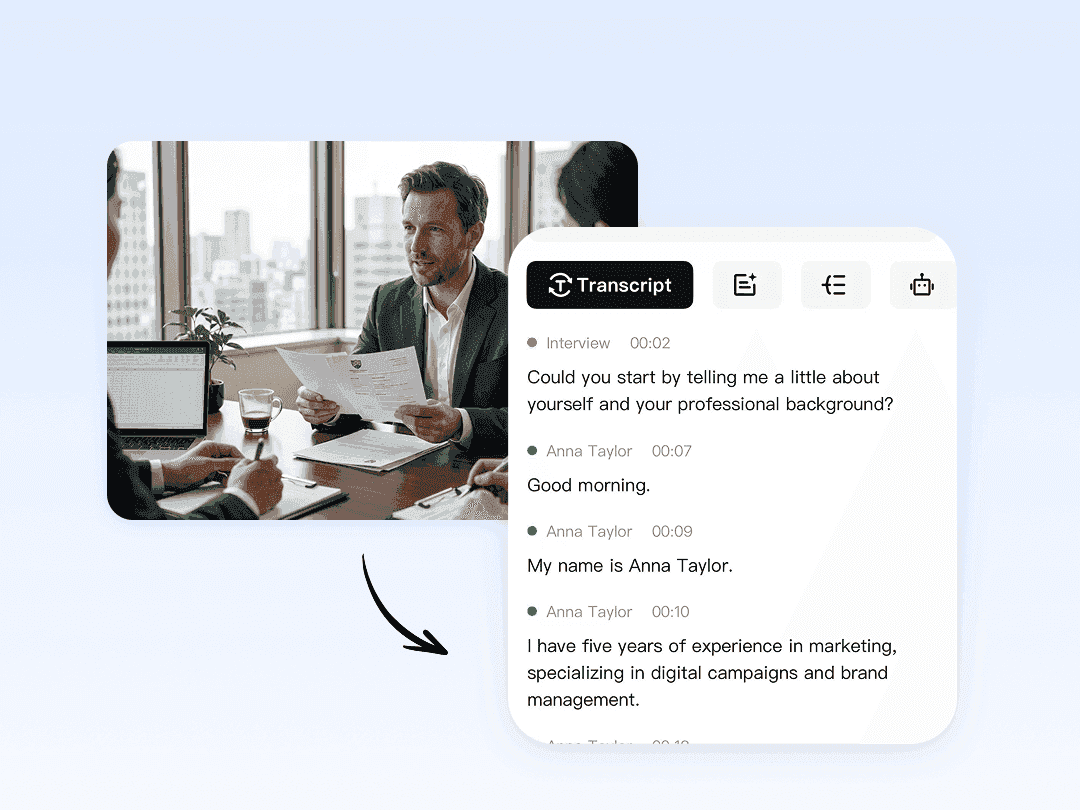 Recruiter reviewing candidate interview notes