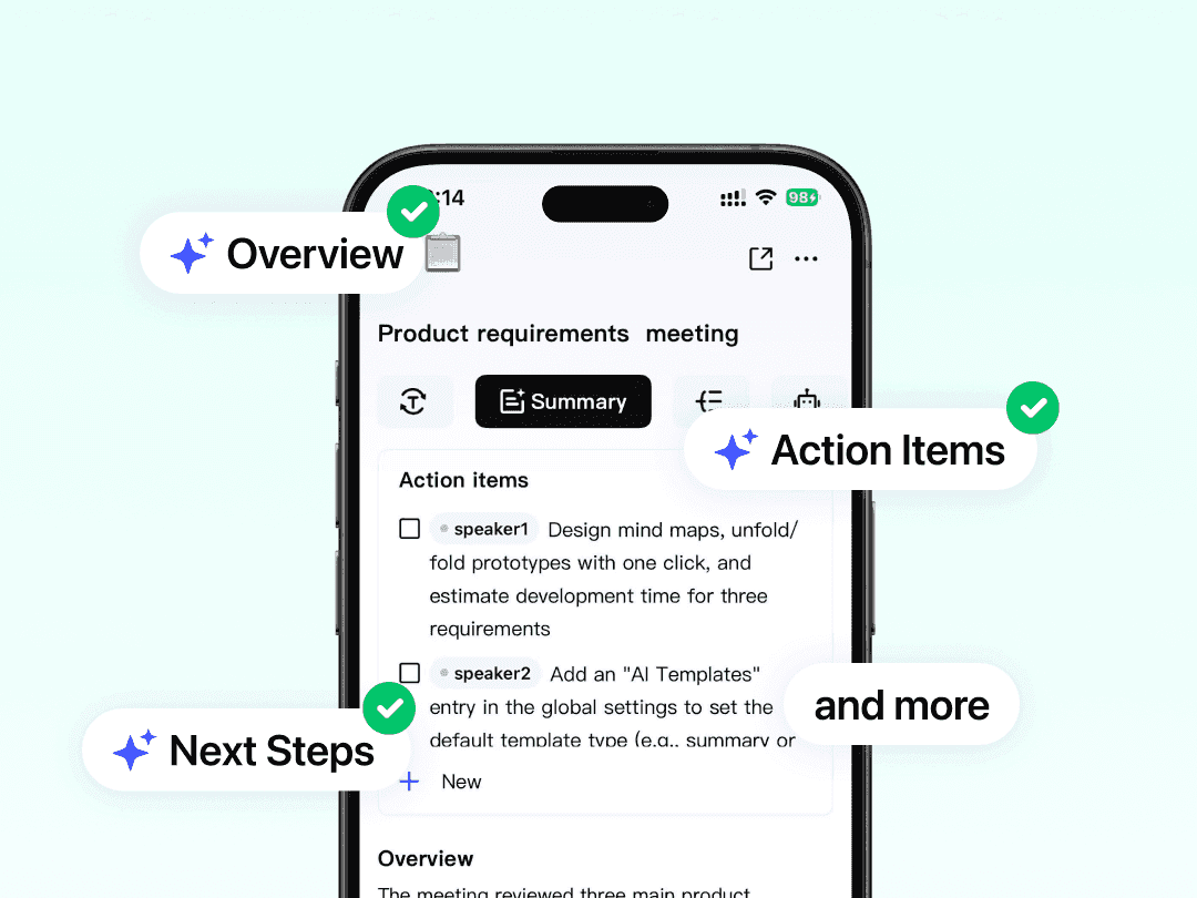 Engineer searching across meeting notes